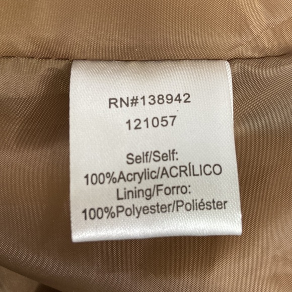 Faux Fur Leopard Print Pea Coat - Picture 4 of 5